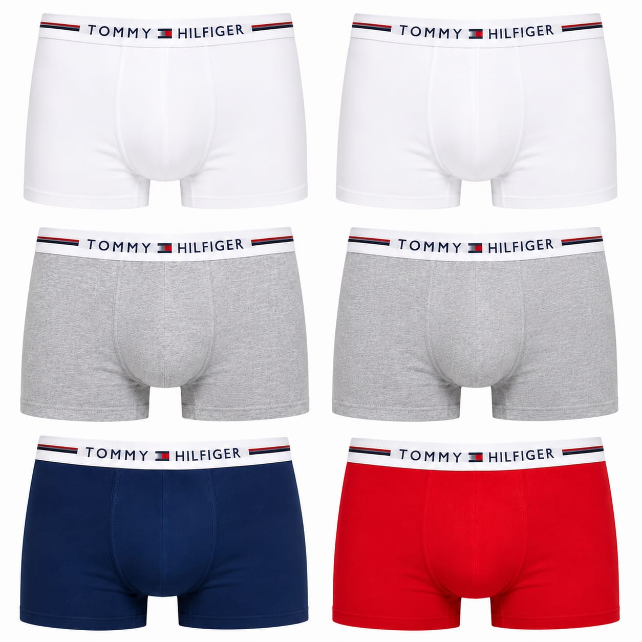 Lot de 6 Boxers Tommy Hilfiger 3XL