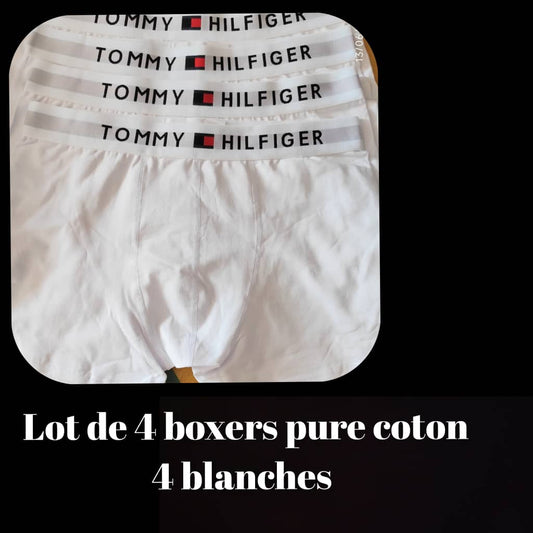 Boxers Tommy Hilfiger Lot de 4pcs(dispo en taille XL)