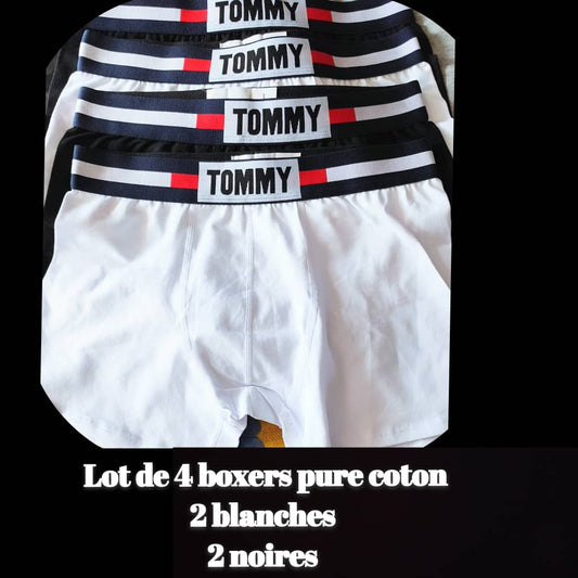 Boxers Tommy Hilfiger Lot de 4pcs(dispo en taille L)