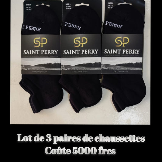 Chaussettes Saint Perry lot de 3 paires