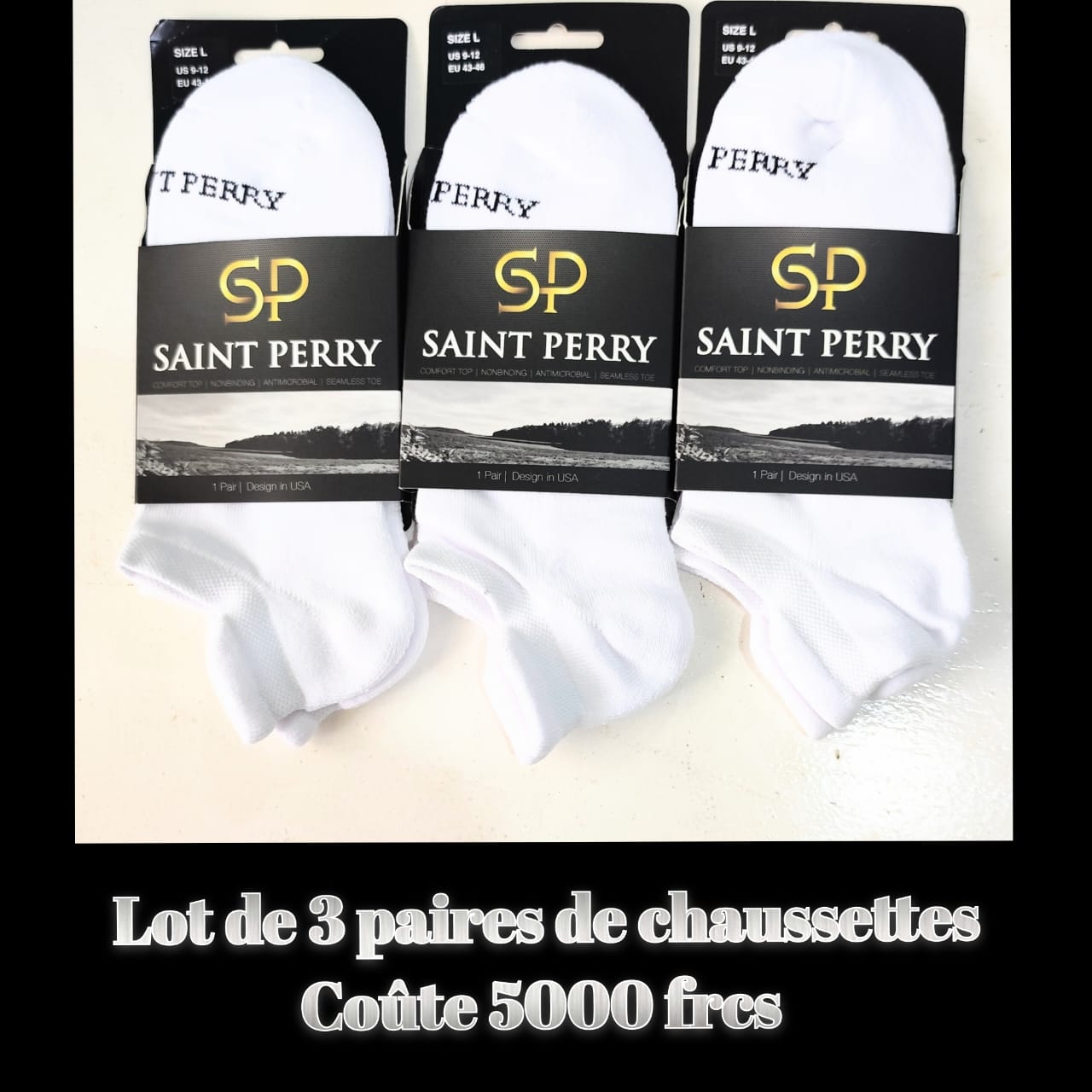 Chaussettes Saint Perry Lot De 3 Paires