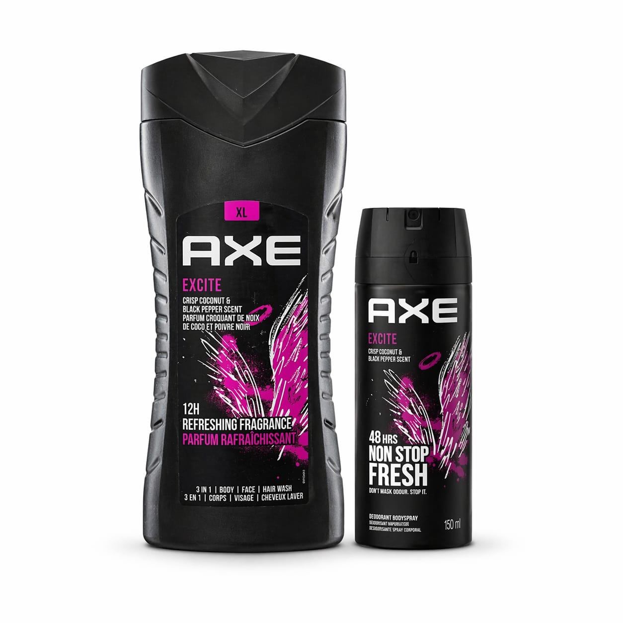Duo Gel De Douche & Déodorant Axe Excite