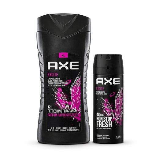 Duo Gel De Douche & Déodorant Axe Excite