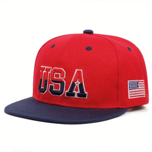 Casquette Snapback "USA" (rouge)