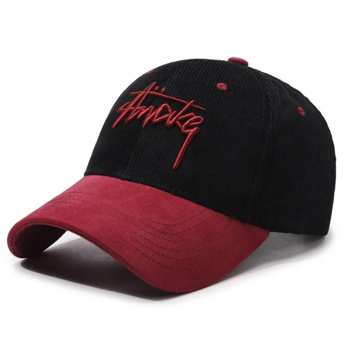 Casquette Streetwear Noire & Bordeaux