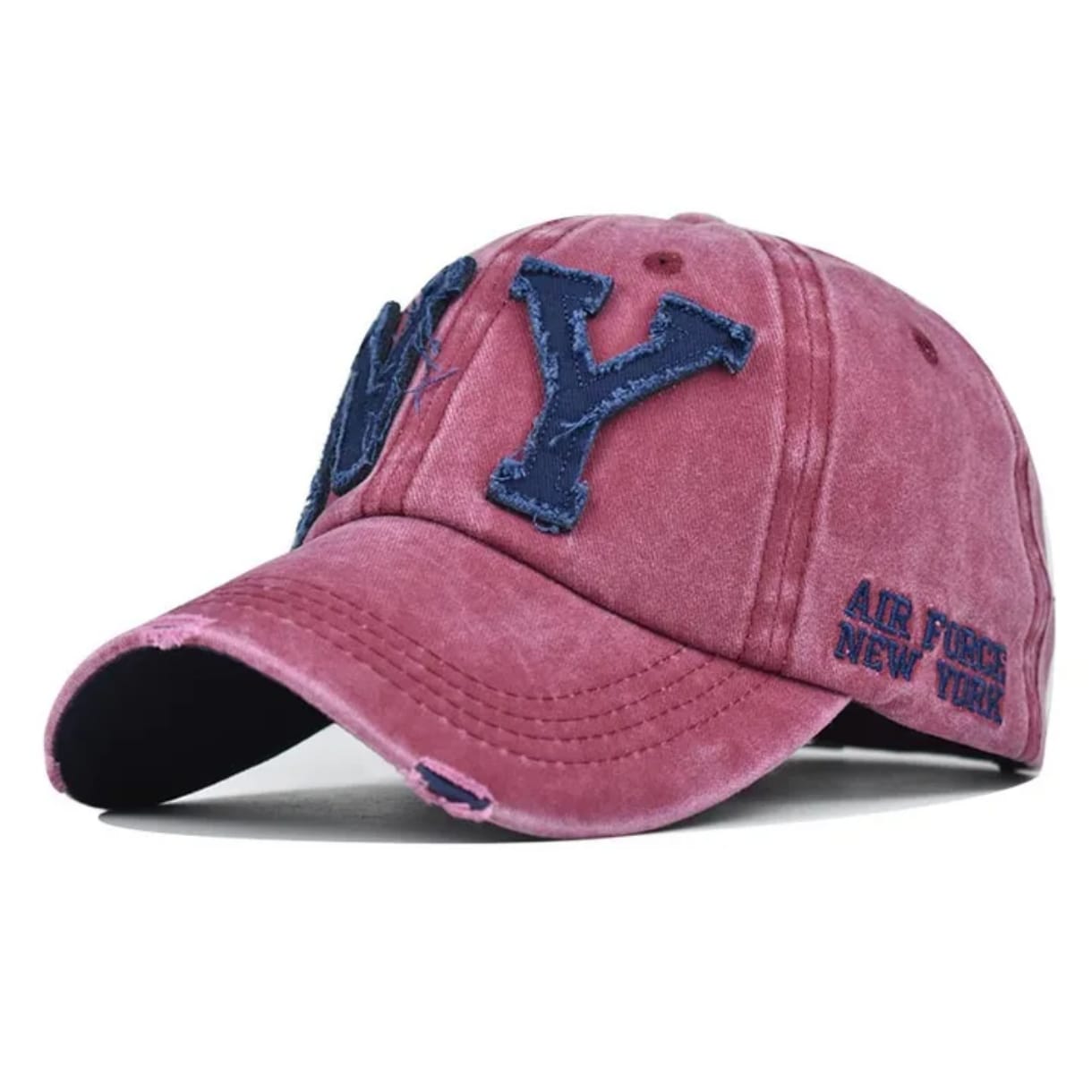 Casquette Vintage "NY " (bordeaux)