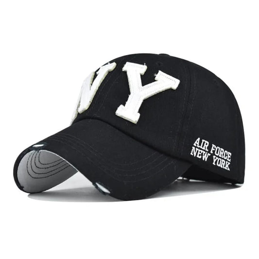 Casquette Vintage "NY " (NOIR & Blanc)