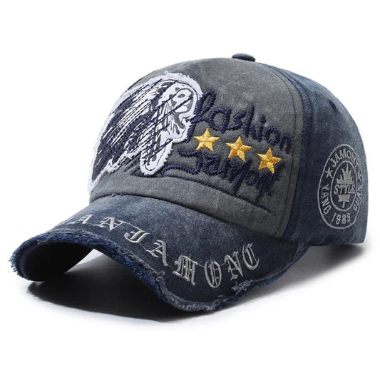 Casquette Vintage "Fashion Jamont" (Bleu)