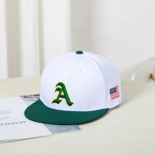Casquette Snapback (Blanc & Vert)
