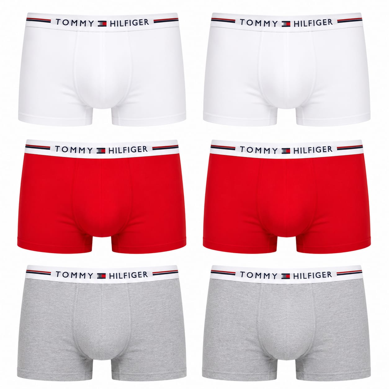 Lot de 6 Boxers Tommy Hilfiger 3XL
