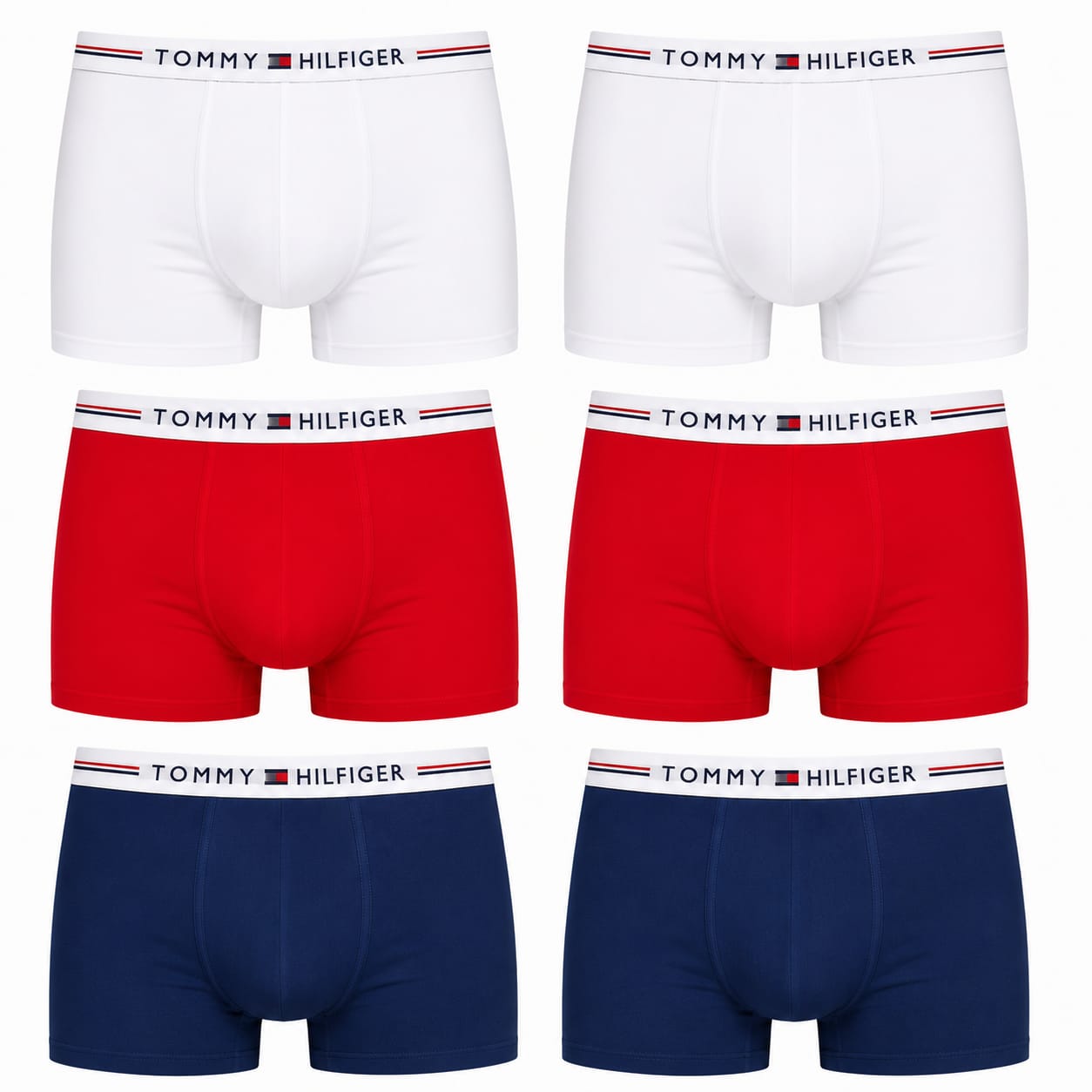 Lot de 6 Boxers Tommy Hilfiger 3XL