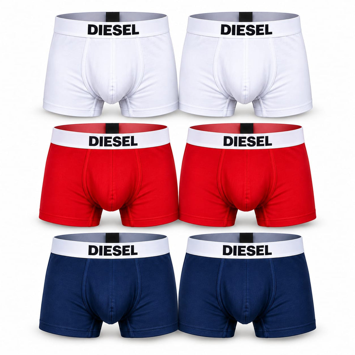 Lot de 6 Boxers Diesel-Taille 2XL - BXD016 (2XL)