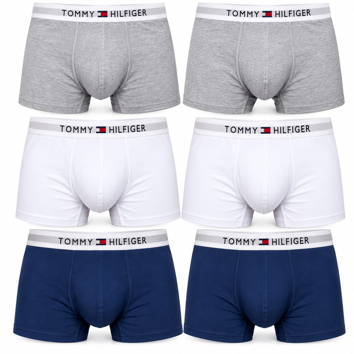 Lot de 6 Boxers Tommy Hilfiger-Taille XL - BXT006 (XL)