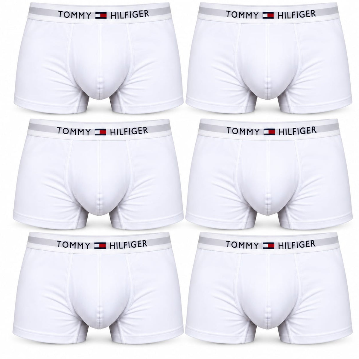 Lot de 6 Boxers Tommy Hilfiger-Taille XL - BXT005 (XL)