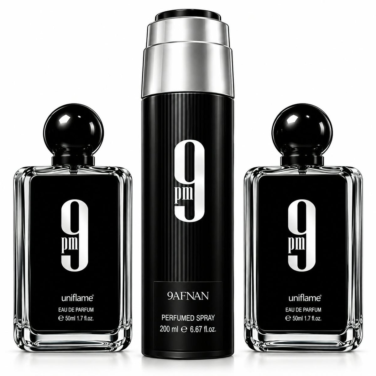 Pack 9pm (2 flacons Eau de Parfum 50ml 1 Deo 200ml)